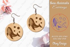 Keychain Sea Animals Lasercut SVG Bundle 12 Designs Product Image 2
