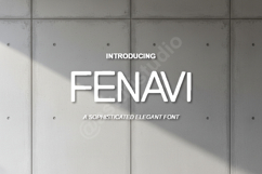 Fenavi - Elegant Modern Serif Font Product Image 1
