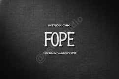Fope - Modern Geometric Sans Serif Product Image 1