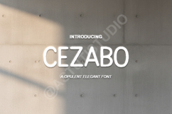 Cezabo - Modern Elegant Serif Typeface Product Image 1