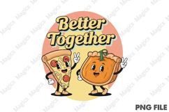 Better Together Retro Thanksgiving Png Product Image 1