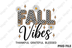 Fall Vibes PNG, Western Fall Png, Product Image 1