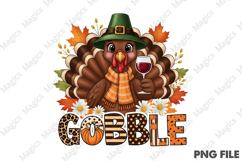 Preppy Gobble PNG Product Image 1