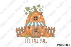 It&#039;s Fall Y&#039;all Sublimation Design Product Image 1