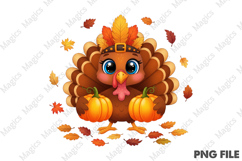 Thanksgiving PNG - Talk Turkey to Me PNG Product Image 1