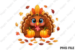 Thanksgiving PNG - Talk Turkey to Me PNG Product Image 1