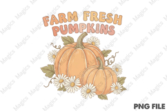 Farm Fresh Pumpkins PNG Product Image 1