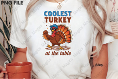 Coolest Turkey PNG Funny Boy Thanksgiving Product Image 2