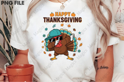 Happy Thanksgiving PNG, Funny Turkey PNG Product Image 2