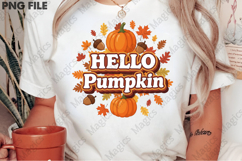 Hello Pumpkin Sublimation PNG Product Image 2