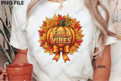 Fall Vibes Sublimation Design PNG Product Image 2