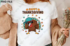 Happy Thanksgiving PNG, Funny Turkey PNG Product Image 3