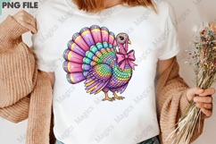Disco Turkey Png, Thanksgiving Png Product Image 3