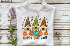 Happy Fall Y’all Gnome PNG, Leopard Hat Product Image 3