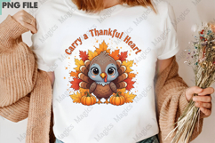 Carry a Thankful Heart, Thanksgiving PNG Product Image 3
