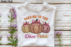 Disco Ball Pumpkin Png, Fall Png, Autumn Product Image 3