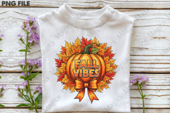 Fall Vibes Sublimation Design PNG Product Image 3