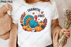 Thankful Vibes PNG - Thanksgiving PNG Product Image 3