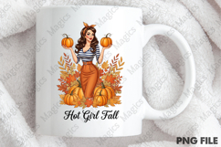 Hot Girl Fall Sublimation PNG Product Image 4
