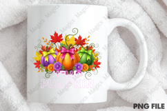 Halloween Neon Pumpkin Png Product Image 4
