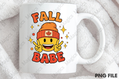 Fall Babe Sublimation Design Product Image 3