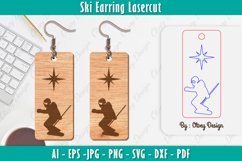 Ski Scene Earrings Lasercut BUNDLE Product Image 2
