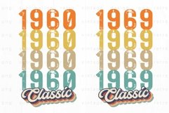 Retro 1960-1969 PNG Sublimation Product Image 1