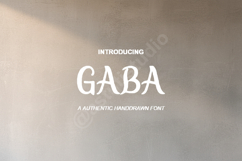 Gaba - Modern Geometric Sans Serif Typeface Product Image 1