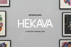 Hekava - Elegant Modern Serif Font Product Image 1