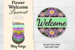 Flower Welcome Lasercut BUNDLES Product Image 2