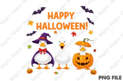 Happy Halloween Png Boo Spooky Goose Png Product Image 1