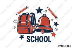School | Back to School Sublimation Design Product Image 1