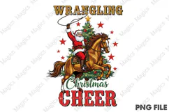 Funny Christmas Png Vintage Santa Claus Product Image 1