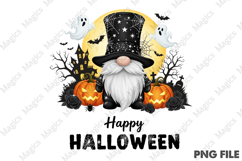 Halloween Gnome Fall Sublimation Product Image 1