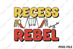 Recess Rebel | Back to School Sublimation Design Product Image 1