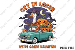Funny Halloween Goose PNG, Halloween PNG Product Image 1