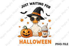 Halloween Fall Goose Just Waiting for Product Image 1