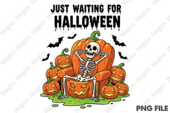 Just Waiting for Halloween PNG Product Image 1
