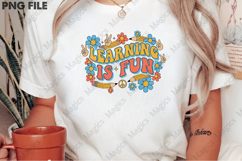 Learning is Fun Png, Back To School Sublimation Product Image 2