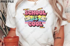 School is Cool Png, Back To School Sublimation Product Image 2