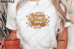 Groovy Educator Energy | Back to School Sublimation Design Product Image 2