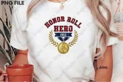 Honor Roll Hero PNG - Teacher Sublimation Design Product Image 2