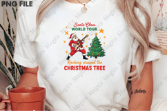 Vintage Christmas Png Santa Sublimation Product Image 2