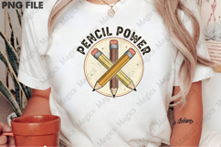 Pencil Power Png, Back To School Sublimation Product Image 2