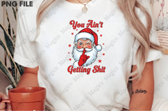 Vintage Christmas Funny Santa Claus Png Product Image 2