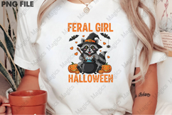 Feral Girl Halloween PNG Design Product Image 2