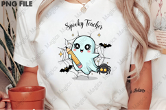 Spooky Teacher Png, Halloween Png Product Image 2
