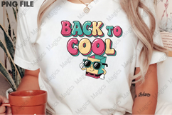 Back to Cool Png, Back To School Sublimation Product Image 2