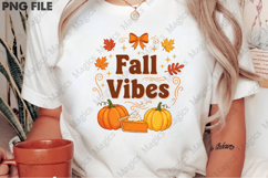 Fall Vibes Png, Preppy Autumn Pumpkin Png Product Image 2