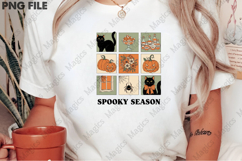 Spooky Season Png, Retro Halloween Png Product Image 2